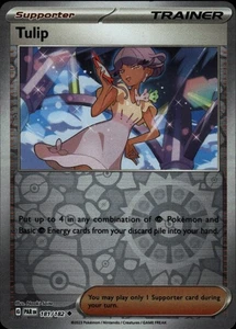 Tulip Reverse Holofoil 181/182 Uncommon SV04: Paradox Rift Near Mint - Picture 1 of 2