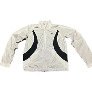Vintage Nike White and Navy Windbreakerp - Picture 1 of 5