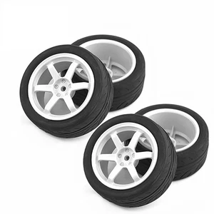 Llantas delanteras traseras de coche de radiocontrol para camión Traxxas HSP Tamiya Kyosho 1/10 RC - Imagen 1 de 11