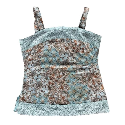 Vintage Y2K Tank Top Cottage Fairy Core Whimsigoth Fits Women’s XS Free Shipping - Image 1 of 4