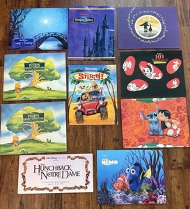 Disney Lithographs Lot 10 Sets Mats & Envelopes Art Prints Winnie The Pooh Nemo - Picture 1 of 7