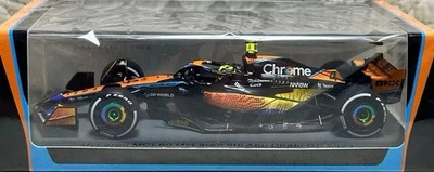 Spark 1/43 McLaren MCL60 Lando Norris 2023 Abu Dhabi GP 5th Place Diecast - Immagine 1 di 4