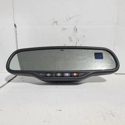 💥 Espejo retrovisor central Yukon Tahoe Suburban Sierra 2007-2013 con brújula OEM Foto 1 de 2