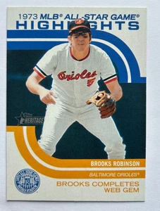 2022 Topps Heritage High Number, Brooks Robinson All Star Game Highlight#ASGH-11 - Bild 1 von 2