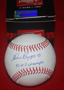 GLENN BRAGGS Cincinnati Reds Signed MLB Baseball Debut BECKETT 1W548268 - Picture 1 of 3