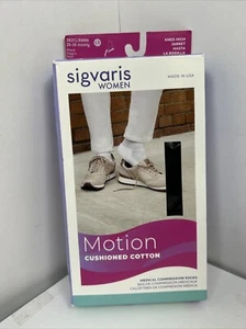 Sigvaris Motion Cushioned kniehohe Kompressionsstrümpfe für Damen (20-30 mmHg) schwarz - Bild 1 von 8