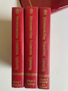 Telecommunications Transmission Engineering AT&T 3 vols 1985 HC DJ - Picture 1 of 16