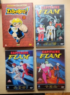FRENCH AUDIO - Zatch Bell! Volume 1 w/ Manga + Captain Future Vol 1 2 4 DVD R2 - Image 1 of 4