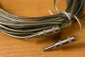 87' Male to Male Audio Cable With 2 Switchcraft 1/4" Connectors - Picture 1 of 2