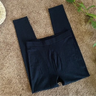 Leggings elásticos Ann Taylor Factory azul marino pequeños puntos blancos talla pequeña nuevos Foto 1 de 4