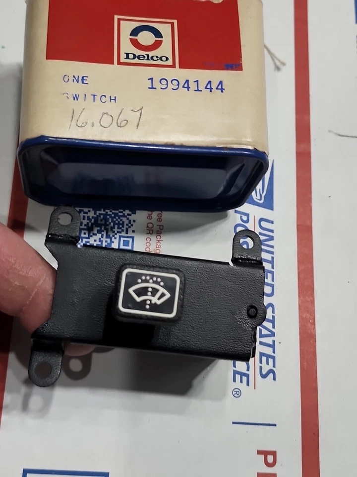 Nuevo de Lote Antiguo Chevrolet Van G1 G2 G3 Parabrisas Limpiaparabrisas Motor Interruptor Delco# 1994144 GM  Foto 1 de 4