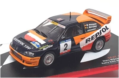 Altaya 1/43 Scale AT28423J - Seat Cordoba WRC #2 RAC Navarra de Tierra 2001 - Image 1 of 4