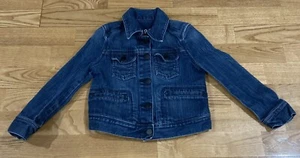 Girls Gap Denim Jacket Size XS 4-5 EUC - Picture 1 of 5