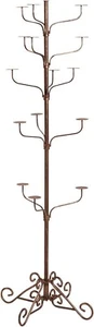 Boutique Cobblestone 5-Tier Hat Display Stand, 72"H Hat Rack Stand - Picture 1 of 1