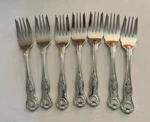 Towle Set di 7 forchette per insalata a guscio in acciaio inox 18/10 Cina - Foto 1 di 5