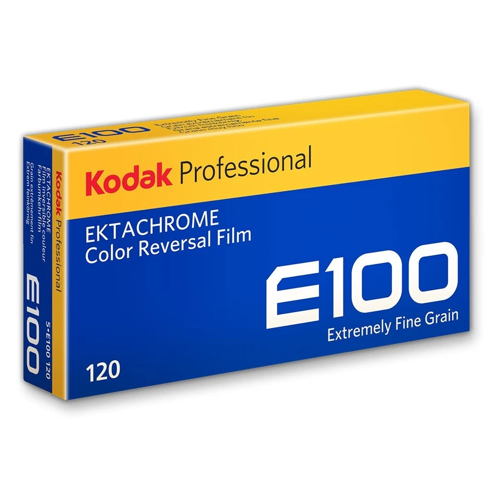 Kodak EktaChrome E100 120 Medium Format Colour Slide Film - 5 Pack - Exp 06/2027 - Image 1 of 1