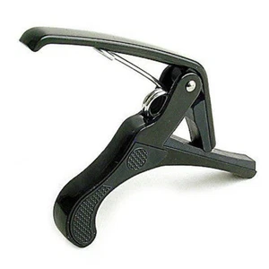Capo for 6-String Electric or Acoustic Guitar,Spring Loaded, Black - Picture 1 of 2