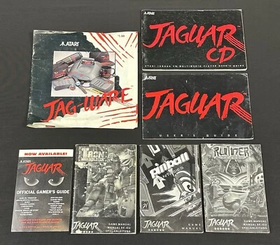 RARE Atari Jaguar CD User Guide, Jag-Ware Catalog, Game Manuals, OG User’s Guide - Image 1 of 4