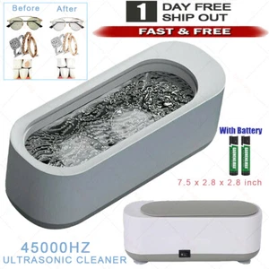 Ultrasonic Jewelry Cleaner Denture Glass Watch Ring Bath Tank Cleaning Machine - Picture 1 of 13