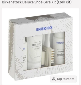 Kit cura scarpe Birkenstock Deluxe stile 40006 detergente pelle rinfrescante impermeabile - Foto 1 di 8