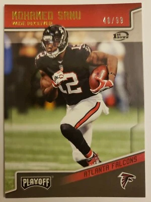 MOHAMED SANU 2018 PLAYOFF 1st DOWN #'D 40/99 - Image 1 of 4