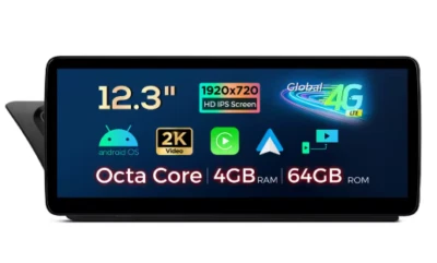 Autoradio Android per Audi A4  -12.3 Pollici Octacore 4GB 64GB- Telecamera HD - Immagine 1 di 4
