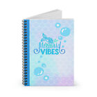 Mermaid Vibes Spiral Notebook - Ruled Line