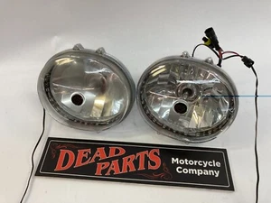 Harley Roadglide FLTR dual headlights headlamps 67775-10 - Picture 1 of 6