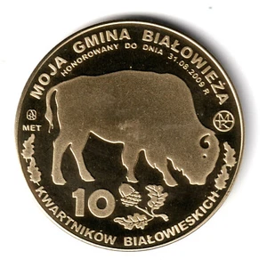 POLONIA 10 Kwartników 2009 Białowieskich Bialowieża - Bisonte - Imagen 1 de 2