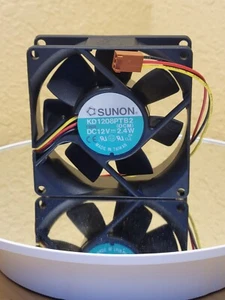SUNON KD1208PTB2 OCM DC12V 2.4W 8025 3-wire PC Chassis Cooling Fan 80mm 3inch - Picture 1 of 5