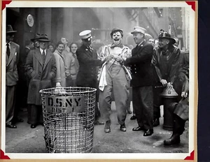 c1950's Photo Clown, New York Fire Department 8" x 10" - Picture 1 of 2