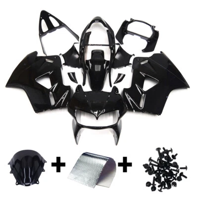 Full Bodywork Fairing For Honda VFR800 1998 1999 2000 2001 ABS Plastic Black — 第 1/4 张图片