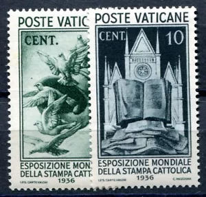 VATICANO 1936 51-52 ** NUOVO DI ZECCA IMPECCABILE (F7142 - Foto 1 di 2