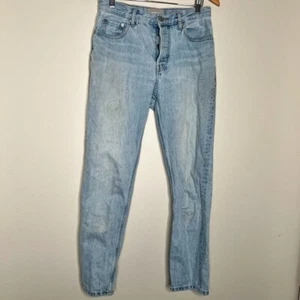 Everlane The Cheeky Jeans Gr. 27 Regular Button Up Fly Light Wash Denim Damen - Bild 1 von 4