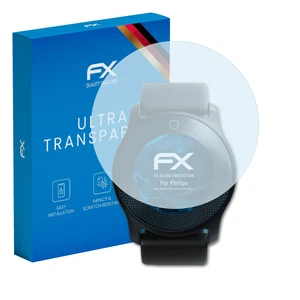 atFoliX 3x Osłona ekranu do zegarka zdrowotnego Philips DL8790/00 i DL8791/00 przezroczysty - Zdjęcie 1 z 8
