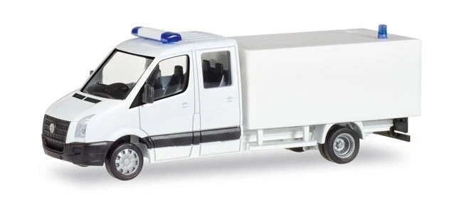 HERPA - VOLKSWAGEN Crafter Carrier Bianco - In kit - 1/87 - HER013185 - Immagine 1 di 1