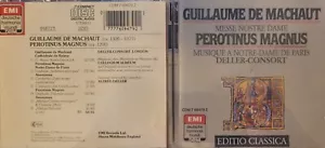 GUILLAUME MACHAUT Perotin Musique Notre Dame Magnus CD IMPORT WEST GERMANY EMI - Picture 1 of 1