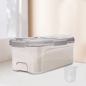 5KG Rice Storage Box Rice Dispenser Rice Container Grain Storage Jar Cereal Box - Picture 1 of 14