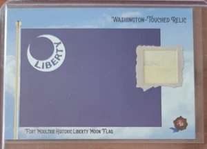 2022 Autógrafos Históricos Washington Chronicles FORT MOULTRIE Reliquia Tocada/120 - Imagen 1 de 2