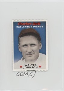 2005 Cracker Jack Ballpark Legends Food Issue Walter Johnson HOF