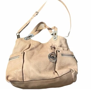 Michael Michael Kors weiche Leder Schulter oder Handtasche in einem neutralen Rosa, XL - Bild 1 von 10