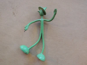 50er Jahre Made in England Gummi Flexibler Mann Figur Spielzeug - Bild 1 von 5