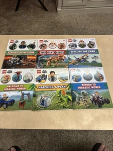 LEGO JURASSIC WORLD BOOKS Set Of 6 - Picture 1 of 4
