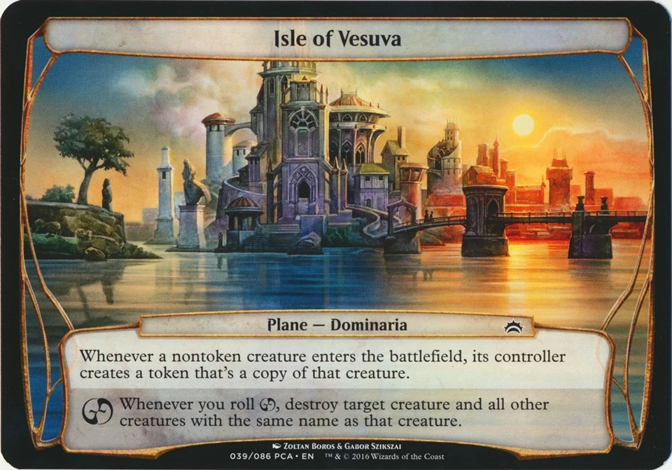 Isle of Vesuva - Oversized - Planechase Anthology # MTG Magic The Gathering - Image 1 of 1