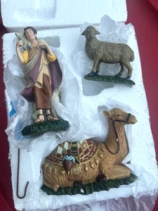 Belén Thomas Kinkade Hawthorne Village vigilante pastor y cordero Navidad - Imagen 1 de 7