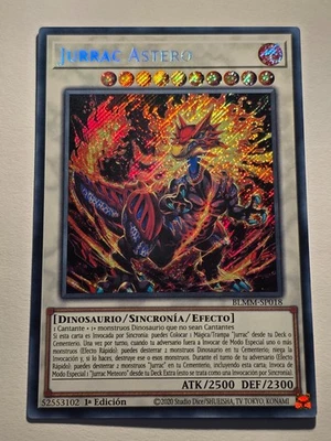 Jurrac Astero●YUGIOH●BLMM●SECRET RARE●2025●SPANISH●1st ED●NM●E657 - Image 1 of 2