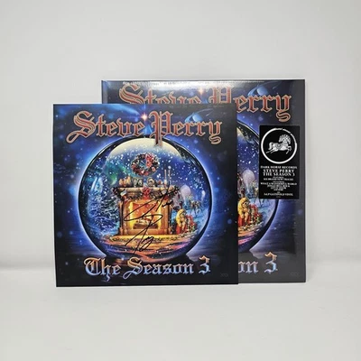 Steve Perry (Journey): The Season 3  ✍️ SIGNED 11x11 Art Vinyl LP 🚀 Fast Ship - Image 1 of 4