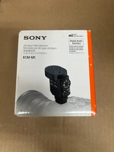 Sony ECM-M1 Microphone pour fusil de chasse à montage caméra, 8 modes d'enregistrement audio, PRISTINE - Photo 1 sur 3