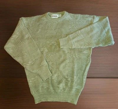 Suéter Tejido McGregor De Colección Beige Tostado Para Hombre Grande Abuelo Acrílico Manga Larga  Foto 1 de 4