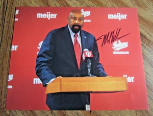Mike Woodson Coach Autographed 8X10 Photo NCAA Basketball Indiana Hoosiers - Picture 1 of 3